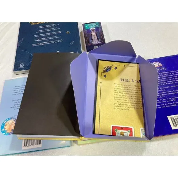 Book Bundle Tarot Astrology Dream Power Palmistry Herbalism W/ Tarot Deck Poster - Picture 12 of 16